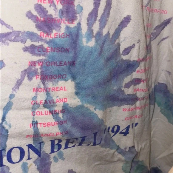 Pink Floyd single stitch division bell 1994 tour concert shirt 1990s